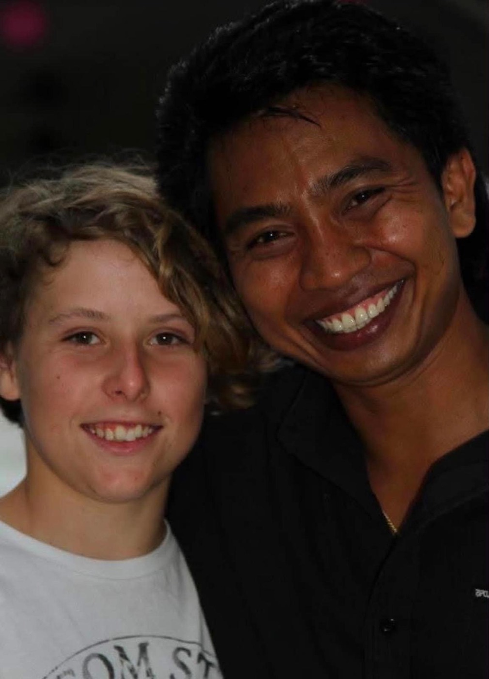 Arsa with guests on a Bali tour